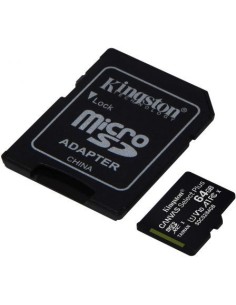Tarjeta microsd xc 64gb + adaptador kingston canvas... 2