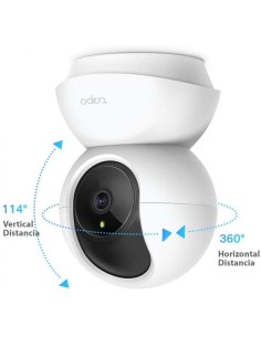 Cámara wifi rotatoria de seguridad tp-link tapo c200 -... 2