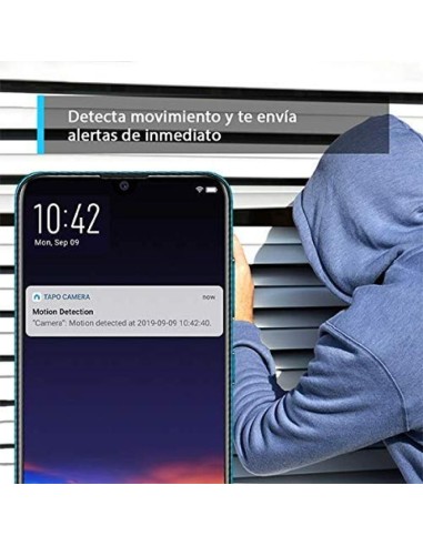 Cámara wifi rotatoria de seguridad tp-link tapo...