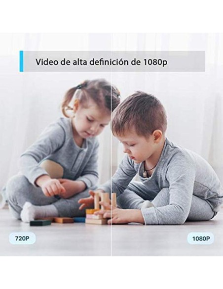 Cámara wifi rotatoria de seguridad tp-link tapo c200 - 1080p - visualización nocturna - audio doble vía - notificaciones y 