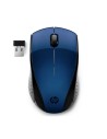 Ratón inalámbrico hp 220 lumiere blue - 2.4ghz - 1200ppp - 3 botones - led azul - 1600dpi - nano receptor usb  - 1*aa