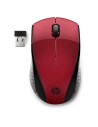 Ratón inalámbrico hp 220 sunset red - 2.4ghz - 1200ppp - 3 botones - led azul - 1600dpi - nano receptor usb  - 1*aa
