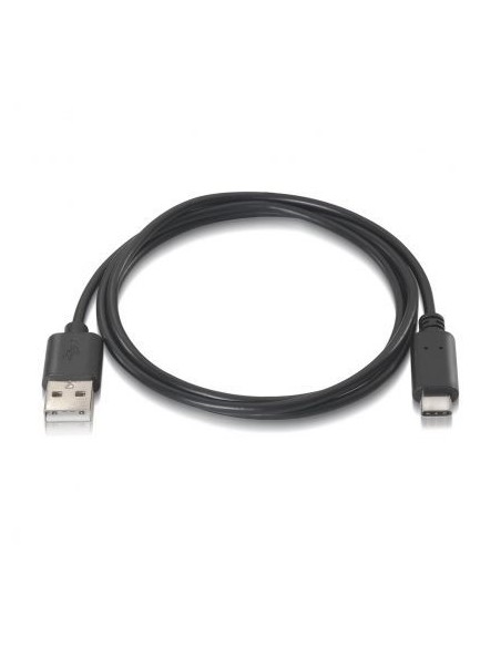 Cable usb 2.0 aisens a107-0052 - conectores usb tipo-c macho / usb tipo a macho - 3a - 2m - negro