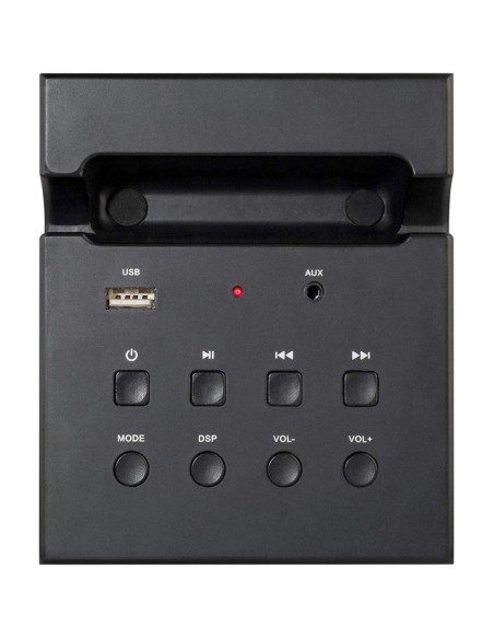 Torre de sonido ngs sky charm - 50w - bt - fm - usb/aux in/optica - pantalla led - carcasa madera - mando a distancia
