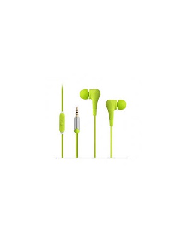 Auriculares intrauditivos con microfono fonestar x (verde)