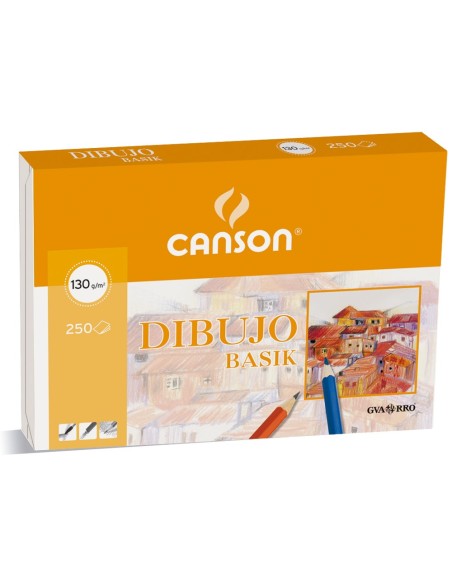 CI | Papel dibujo basik 210x297 -130 gr -sin recuadro