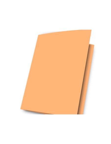 CI | Subcarpeta cartulina gio din a4 naranja pastel 180 g/m2