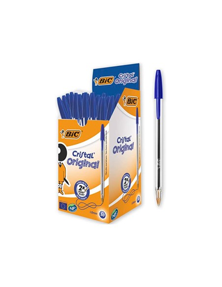 CI | Boligrafo bic cristal azul -unidad