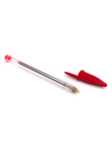 CI | Boligrafo bic cristal rojo -unidad