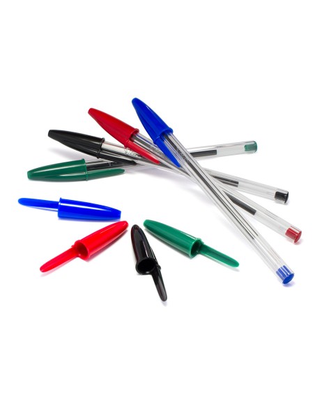 CI | Boligrafo bic cristal rojo -unidad