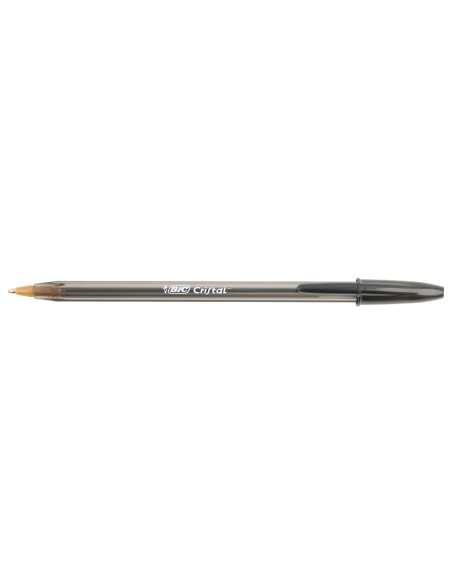 CI | Boligrafo bic cristal negro -unidad