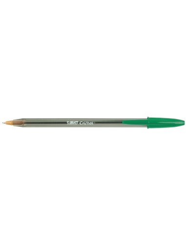 CI | Boligrafo bic cristal verde -unidad