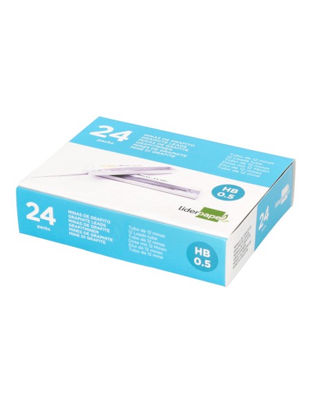 CI | Minas liderpapel grafito 0.5 mm hb tubo de 12 minas