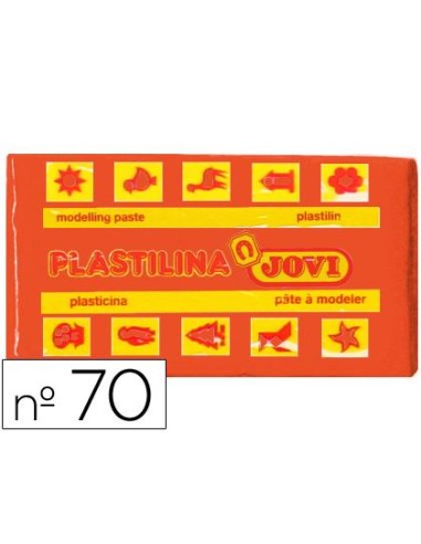 CI | Plastilina jovi 70 naranja -unidad -tamaño pequeño