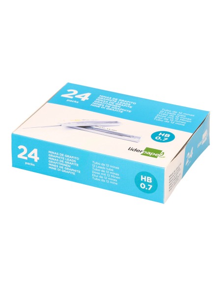 CI | Minas liderpapel grafito 0.7 mm hb tubo de 12 minas