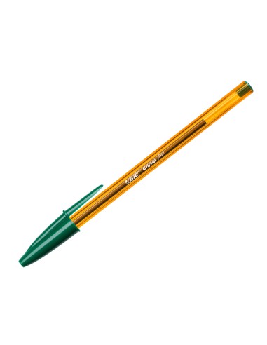 CI | Boligrafo bic cristal punta fina verde