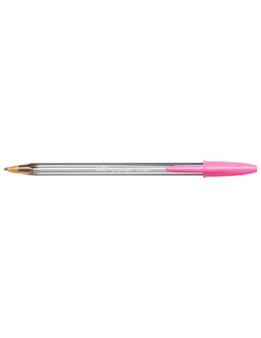 CI | Boligrafo bic cristal fun rosa punta 1,6 mm