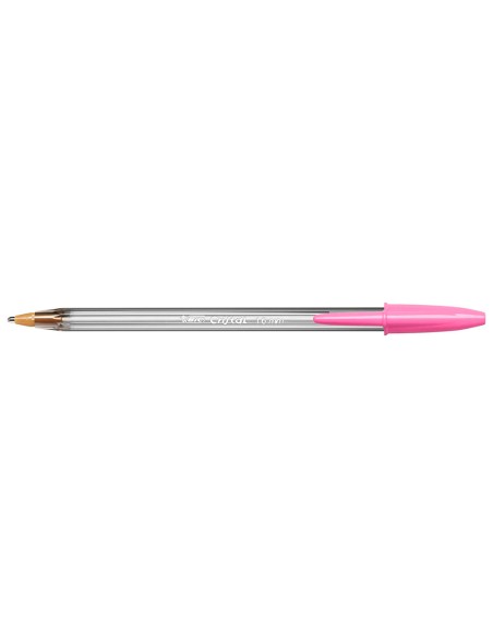 CI | Boligrafo bic cristal fun rosa punta 1,6 mm