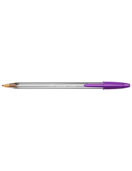 CI | Boligrafo bic cristal fun morado punta 1,6 mm