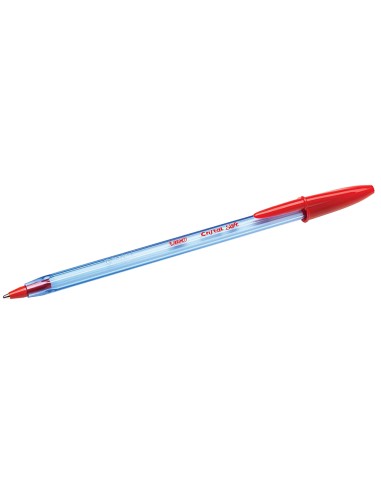 CI | Boligrafo bic cristal soft rojo punta de 1,2 mm