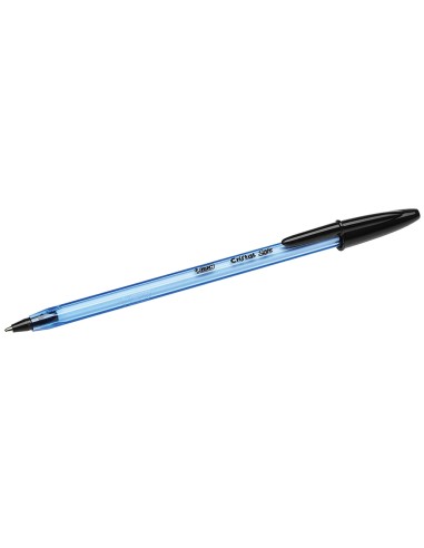 CI | Boligrafo bic cristal soft negro punta de 1,2 mm