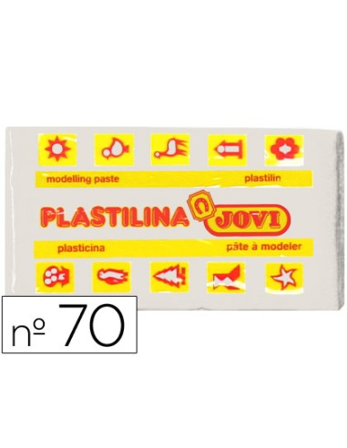 CI | Plastilina jovi 70 blanca -unidad -tamaño pequeño
