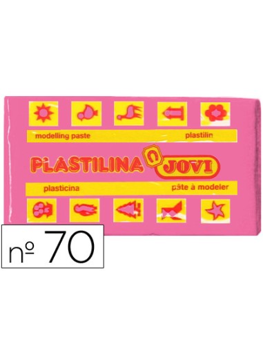 CI | Plastilina jovi 70 rosa -unidad -tamaño pequeño