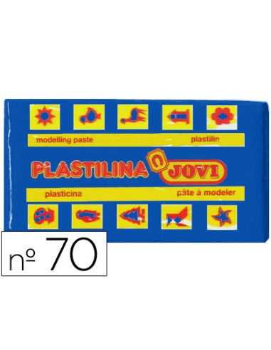 CI | Plastilina jovi 70 azul oscuro -unidad tamaño pequeño