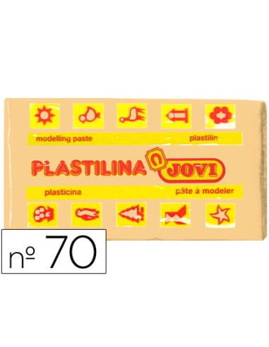 CI | Plastilina jovi 70 carne -unidad -tamaño pequeño