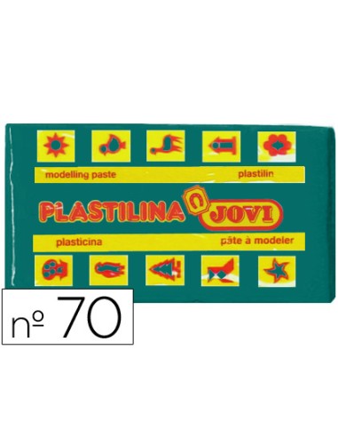 CI | Plastilina jovi 70 verde oscuro -unidad -tamaño pequeño