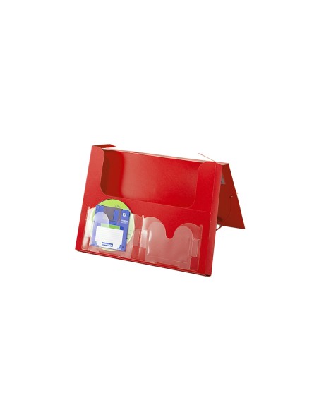 CI | Carpeta liderpapel portadocumentos polipropileno din a4 roja lomo 50 mm