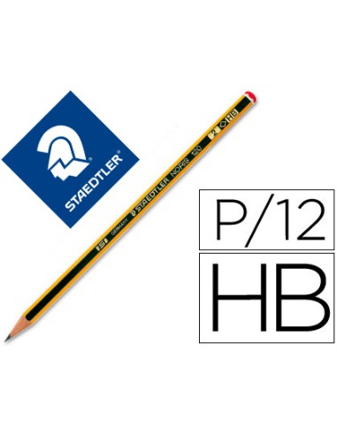 CI | Lapices de grafito staedtler noris n.2 hb unidad