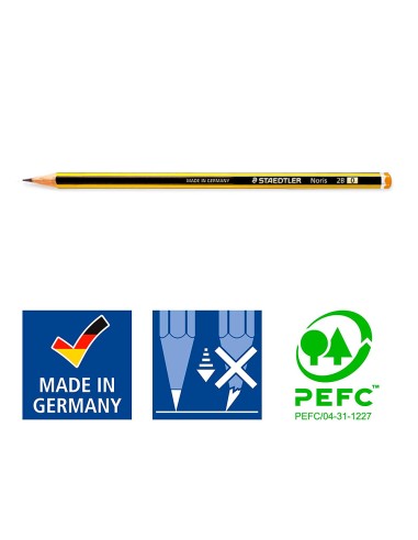 CI | Lapices de grafito staedtler noris n.0 2b unidad