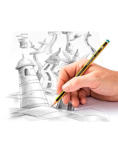 CI | Lapices de grafito staedtler noris n.4 2h unidad