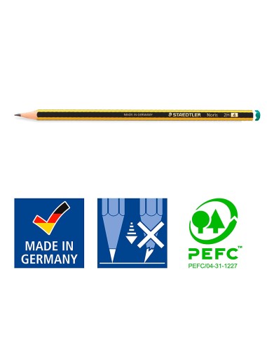 CI | Lapices de grafito staedtler noris n.4 2h unidad