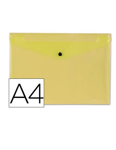 CI | Carpeta liderpapel dossier broche 34041 polipropileno din a4 amarilla transparente 50 hojas