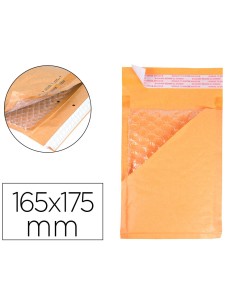 CI | Sobre burbujas crema q-connect cd 165x175 mm