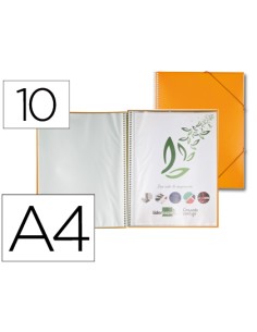 CI | Carpeta liderpapel escaparate con espiral 10 fundas...