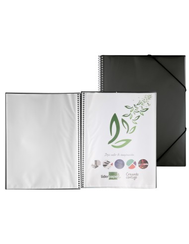 CI | Carpeta liderpapel escaparate con espiral...