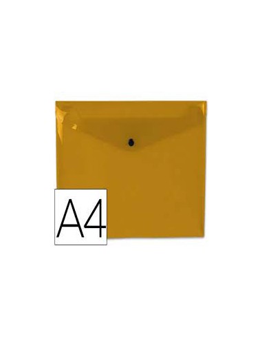 CI | Carpeta liderpapel dossier broche 44051 polipropileno din a4 naranja transparente 50 hojas