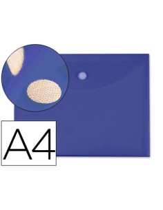 CI | Carpeta liderpapel dossier a4 cierre de velcro azul...