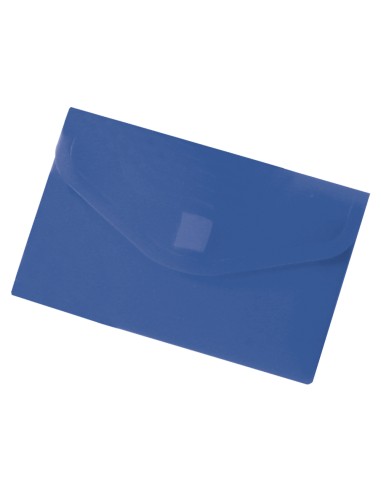 CI | Carpeta liderpapel dossier broche polipropileno din a8 azul con cierre de velcro