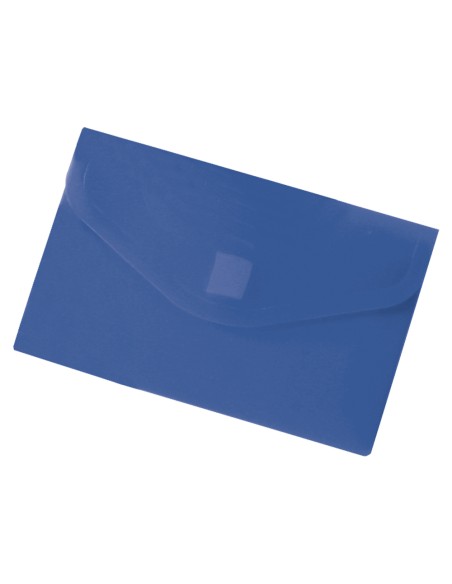 CI | Carpeta liderpapel dossier broche polipropileno din a8 azul con cierre de velcro