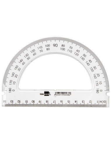 CI | Semicirculo liderpapel 14 cm plastico