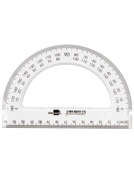 CI | Semicirculo liderpapel 14 cm plastico