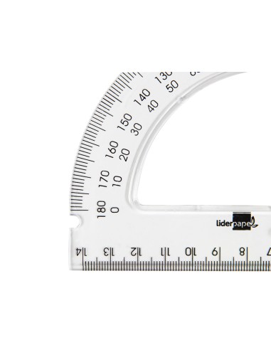 CI | Semicirculo liderpapel 14 cm plastico