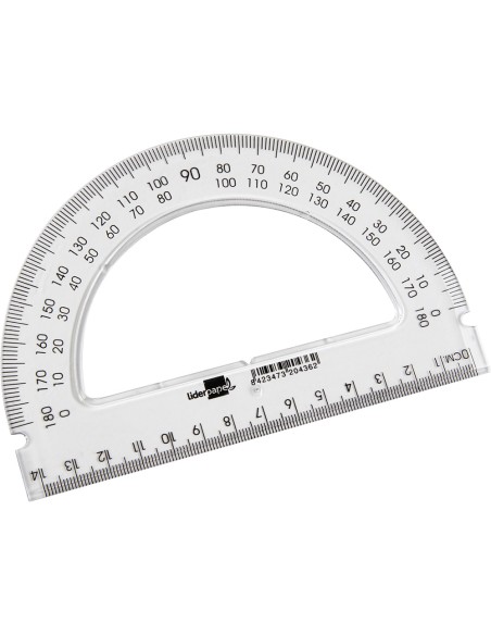 CI | Semicirculo liderpapel 14 cm plastico