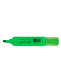 CI | Rotulador q-connect fluorescente verde punta biselada 2
