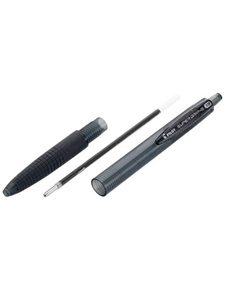 CI | Boligrafo pilot supergrip g negro retractil sujecion de caucho tinta base de aceite