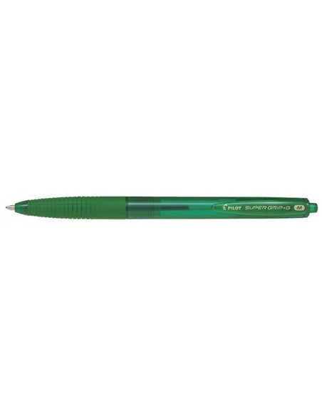 CI | Boligrafo pilot supergrip g verde retractil sujecion de caucho tinta base de aceite